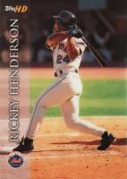 2000 Topps H.D. #42 Rickey Henderson Baseball Card