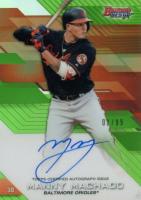 2017 Bowman's Best Best of 2017 Autograph #B17MMA Manny Machado Green Refractor Baseball Card