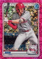 2020 Bowman Chrome Sapphire Edition #BCP29 Alec Bohm Padparadscha 1/1 Baseball Card
