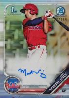 2019 Bowman Prospect Autographs Chrome #MV Matt Vierling Refractor Baseball Card