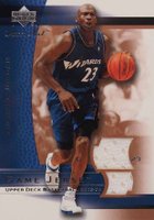 2003 Upper Deck Sweet Shot Game Jersey #MJ-J Michael Jordan Basketball Card