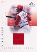 2001 SP Game-Used Authentic Fabric #KGH Ken Griffey Jr. Reds Home Baseball Card