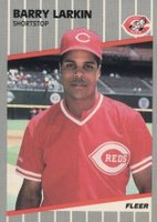 1989 Fleer Glossy #164 Barry Larkin Baseball Card