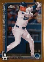 2025 Topps Chrome Logofractor Edition #1 Shohei Ohtani Gold Refractor Baseball Card