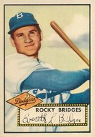 1952 Topps #239 Rocky Bridges Baseball Card
