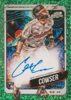 2024 Topps Chrome Cosmic Cosmic Chrome Autographs #CCO Colton Cowser Green Space Dust Refractor Baseball Card