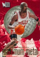 1996 Metal Maximum Metal #4 Michael Jordan Basketball Card