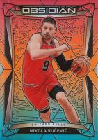 2023 Panini Obsidian #108 Nikola Vucevic Electric Etch Neon Flood Basketball Card