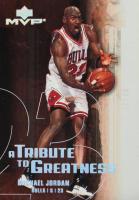 2003 Upper Deck MVP A Tribute to Greatness #MJ3 Michael Jordan Platinum Basketball Card