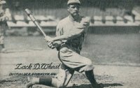 1921 Exhibits 1921 (Set 1) # Zach Wheat Correct spell Zach Baseball Card