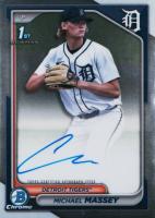 2024 Bowman Draft Chrome Prospect Autographs #CPAMMY Michael Massey Baseball Card