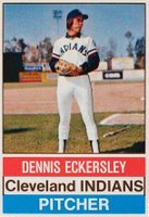 1976 Hostess #137 Dennis Eckersley Hand Cut Baseball Card