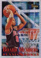 1996 Topps Season's Best #6 Dennis Rodman Basketball Card