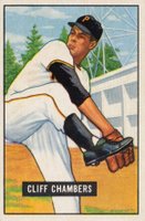 1951 Bowman #131 Cliff Chambers Baseball Card