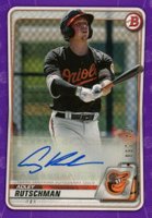 2020 Bowman Paper Prospect Autographs #PAAR Adley Rutschman Purple Baseball Card