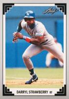 1991 Leaf #377 Darryl Strawberry Baseball Card