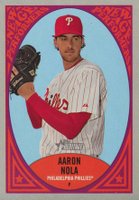 2019 Topps Heritage New Age Performers #20 Aaron Nola Baseball Card
