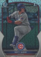 2023 Bowman Draft #BDC33 Matt Shaw Chrome-Japan Baseball Card