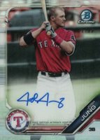 2019 Bowman Draft #BDC7 Josh Jung Chrome-No Helmet-Autograph Baseball Card