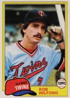 1981 Topps #453 Rob Wilfong Double print Baseball Card