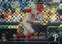 2022 Topps Stadium Club Chrome #71 Bryson Stott X-Fractor Baseball Card