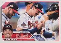 2023 Topps #290 Max Fried Ssp Baseball Card