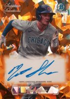 2023 Bowman Draft Sapphire Edition Sapphire Selections Autograph #SSAMS Matt Shaw Orange Baseball Card