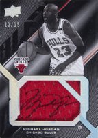 2008 Upper Deck Black Legend Signed Jersey Pieces #SPLMJ Michael Jordan Basketball Card