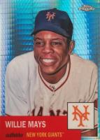 2022 Topps Chrome Platinum Anniversary #24 Willie Mays Prism Refractor Baseball Card
