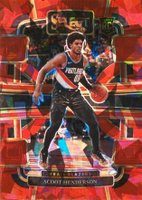 2023 Panini Select #77 Scoot Henderson Red Cracked Ice Basketball Card