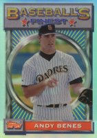 1993 Finest #19 Andy Benes Refractor Baseball Card
