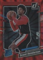 2023 Panini Donruss #250 Scoot Henderson Holo Red Laser Basketball Card