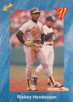 1991 Classic #T72 Rickey Henderson Baseball Card