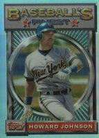 1993 Finest #143 Howard Johnson Refractor Baseball Card