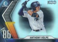 2022 Bowman Chrome Scouts' Top 100 #BTP86 Anthony Volpe Baseball Card