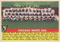 1956 Topps #188 Chicago White Sox Baseball Card