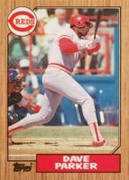 1987 Topps Tiffany #691 Dave Parker Baseball Card