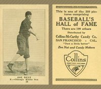 1917 Collins-McCarthy #14 Joe Benz Baseball Card