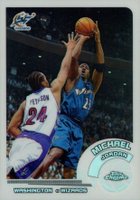2002 Topps Chrome #10 Michael Jordan White Refractor Basketball Card