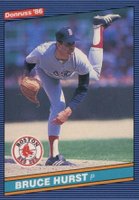 1986 Donruss #517 Bruce Hurst Baseball Card