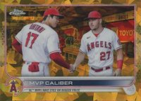 2022 Topps Chrome Update Sapphire Edition #115 MVP Caliber Gold Baseball Card