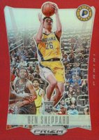 2023 Panini Prizm Deca #100 Ben Sheppard Red Prizm Basketball Card