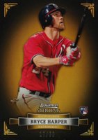 2012 Bowman Sterling #1 Bryce Harper Gold Refractor Baseball Card