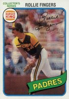 1980 Burger King Pitch, Hit & Run #3 Rollie Fingers Baseball Card