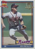 1991 Topps Desert Shield #643 Jim Presley Baseball Card