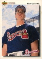 1992 Upper Deck #342 Tom Glavine Baseball Card