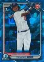 2024 Bowman Chrome Sapphire Edition Prospects #197 Fernando Cruz Baseball Card