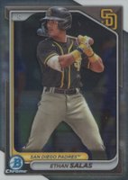 2024 Bowman Chrome Prospects #BCP102 Ethan Salas Baseball Card