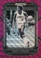 2023 Panini Prizm Draft Picks #79 Magic Johnson Purple Wave Basketball Card