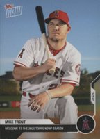 2020 Topps Now #WLCM Mike Trout Baseball Card